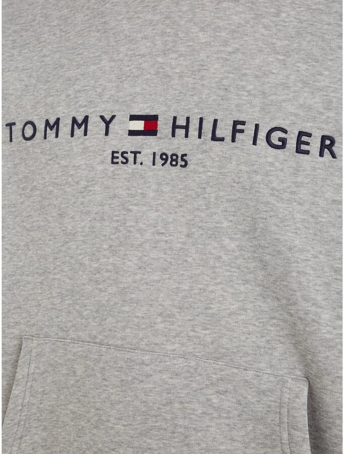 Tommy Hilfiger Grijze Trui Effen Katoenmix NorHeren Pasvorm Gray Heren - Foto 7