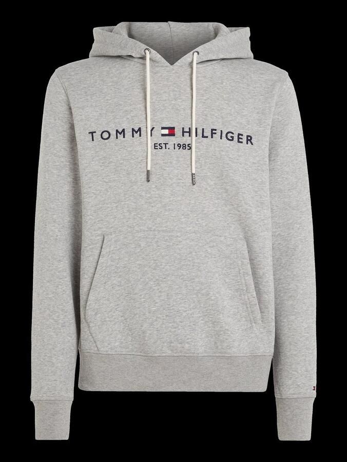 Tommy Hilfiger Grijze Trui Effen Katoenmix NorHeren Pasvorm Gray Heren - Foto 10