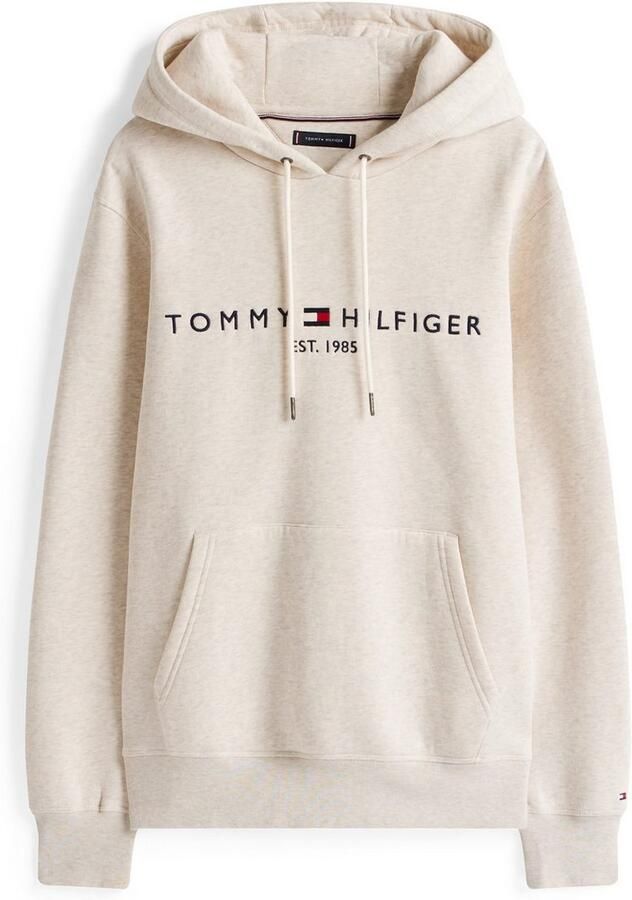 Tommy Hilfiger Hoodie TOMMY LOGO HOODY met capuchon en kangoeroezak effen casual regular fit katoenmix capuchon - Foto 4