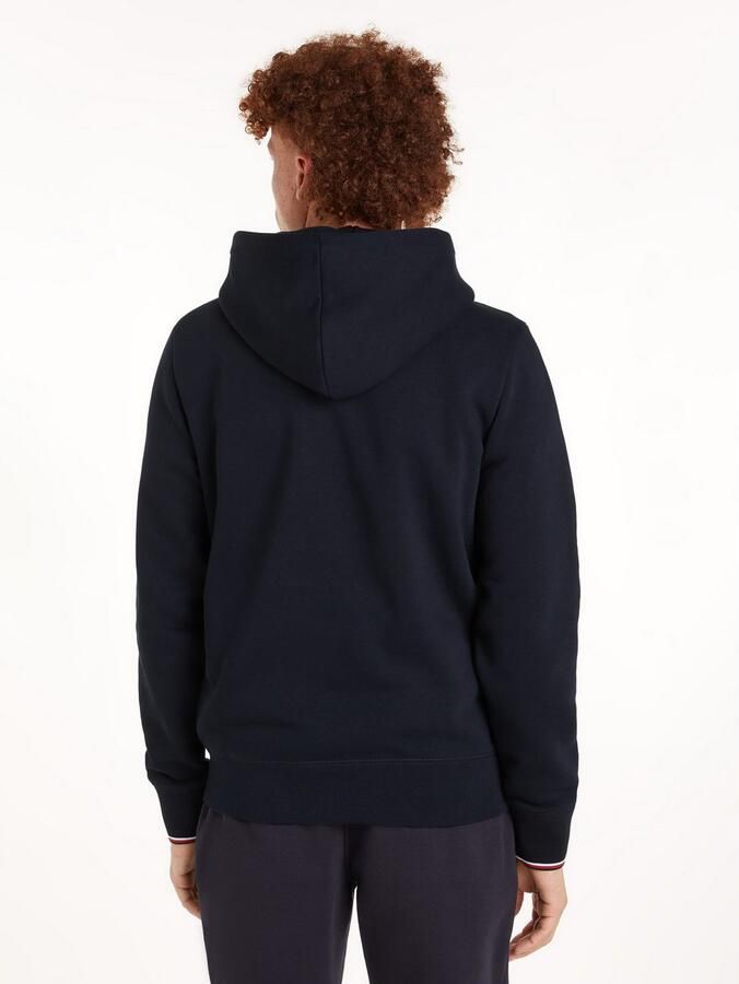 Tommy Hilfiger Hoodie TOMMY LOGO TIPPED HOODY Tommy-Tape binnen aan de halsopening Vlag-Stiksel op de Mouw - Foto 12