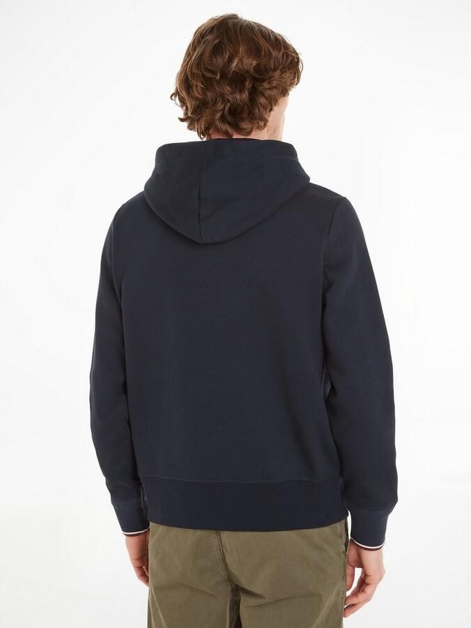 Tommy Hilfiger Hoodie TOMMY LOGO TIPPED HOODY Tommy-Tape binnen aan de halsopening Vlag-Stiksel op de Mouw - Foto 13