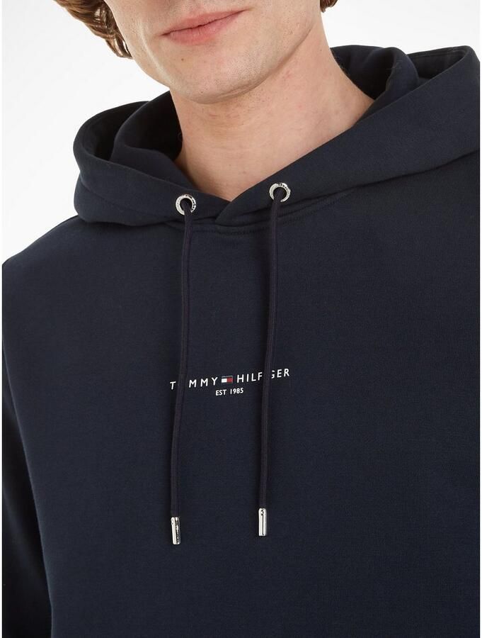Tommy Hilfiger Hoodie TOMMY LOGO TIPPED HOODY Tommy-Tape binnen aan de halsopening Vlag-Stiksel op de Mouw - Foto 5