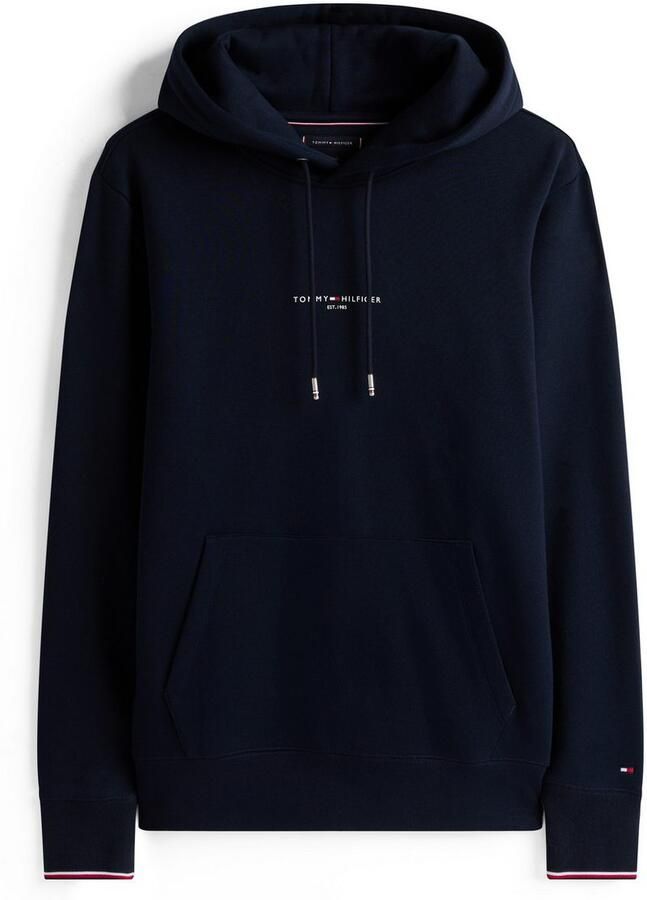 Tommy Hilfiger Hoodie TOMMY LOGO TIPPED HOODY Tommy-Tape binnen aan de halsopening Vlag-Stiksel op de Mouw - Foto 15