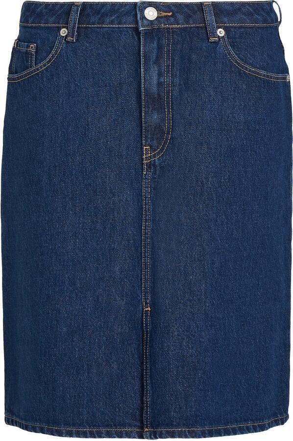 Tommy Hilfiger Jeans rok DNM KNEE STRAIGHT SKIRT RW ACE - Foto 6