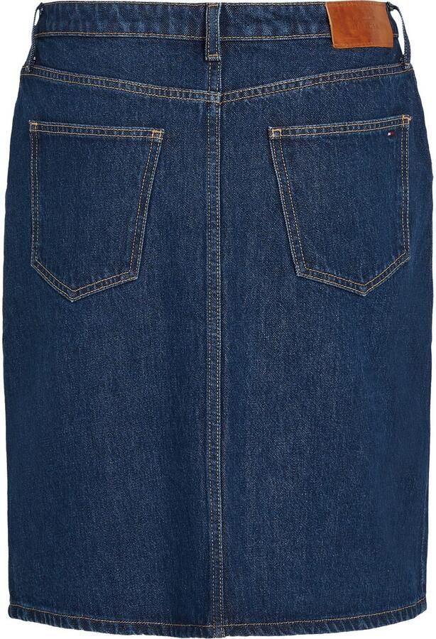 Tommy Hilfiger Jeans rok DNM KNEE STRAIGHT SKIRT RW ACE - Foto 3