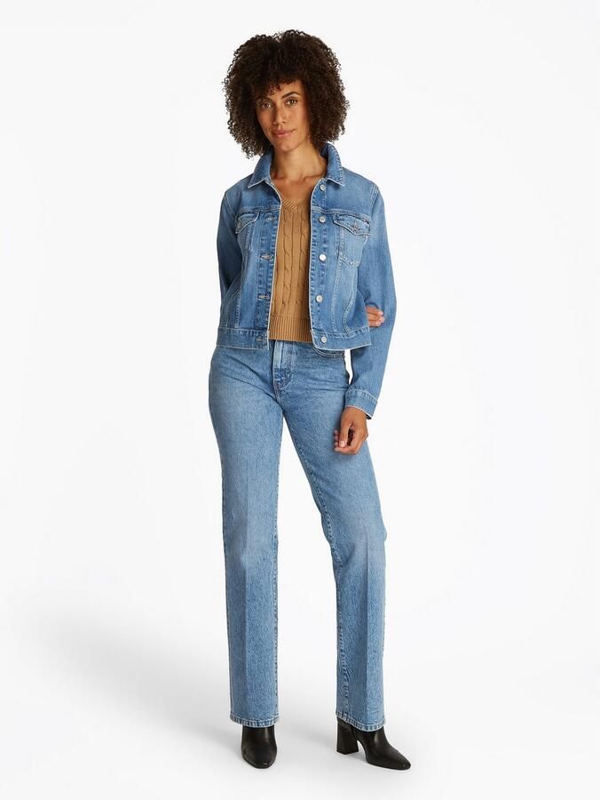 Tommy Hilfiger Slim fit jeansjack van katoenmix - Foto 4