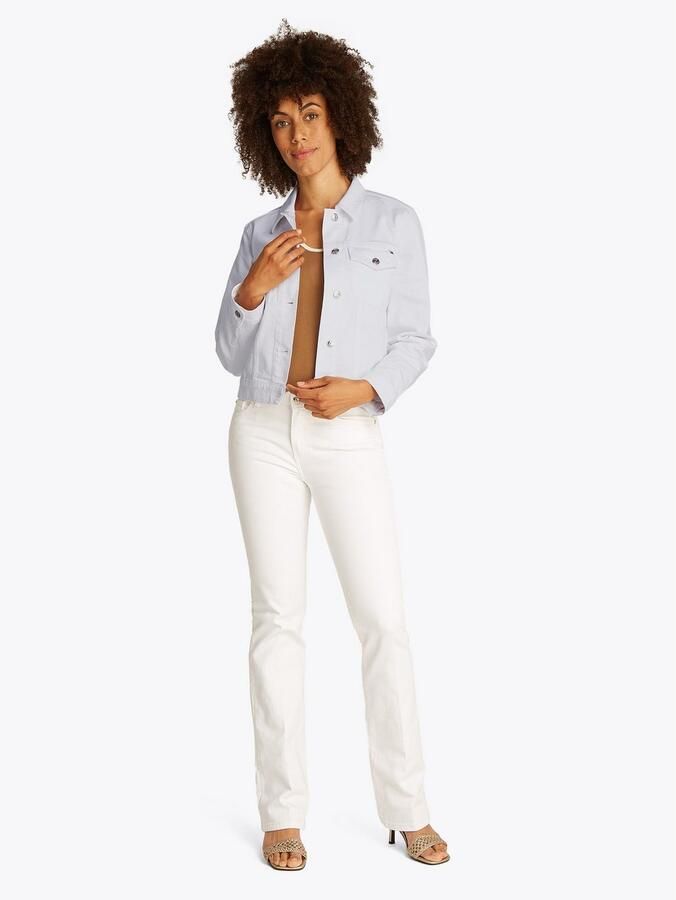 Tommy Hilfiger Jeansjack DNM SLIM JACKET WHITE met veelzijdig ontwerp - Foto 4