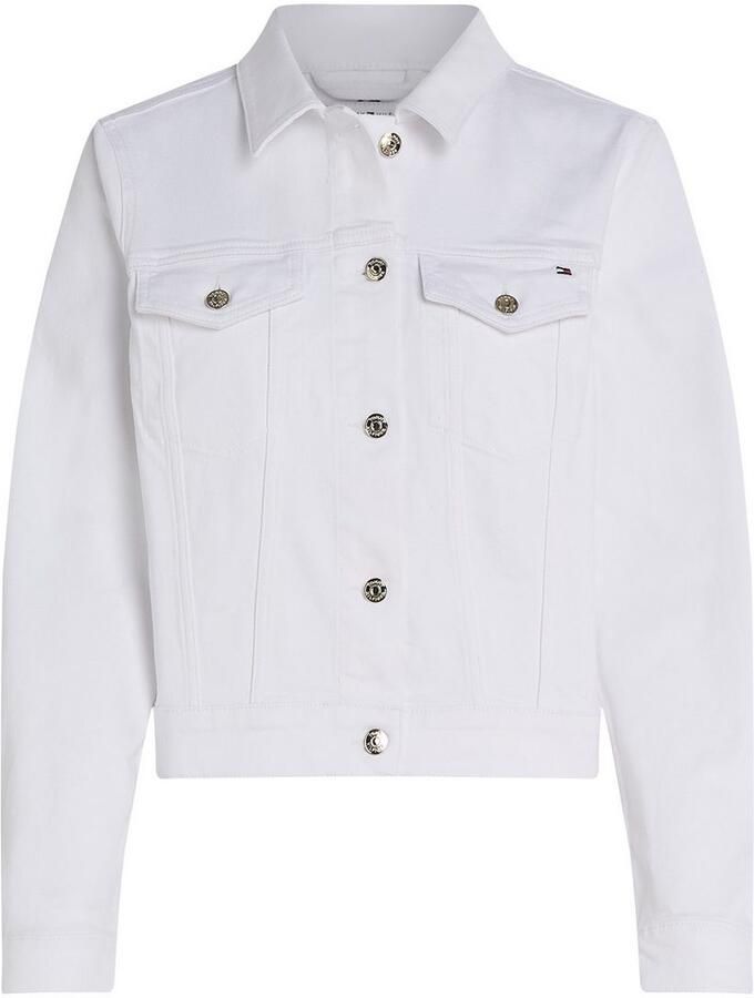 Tommy Hilfiger Jeansjack DNM SLIM JACKET WHITE met veelzijdig ontwerp