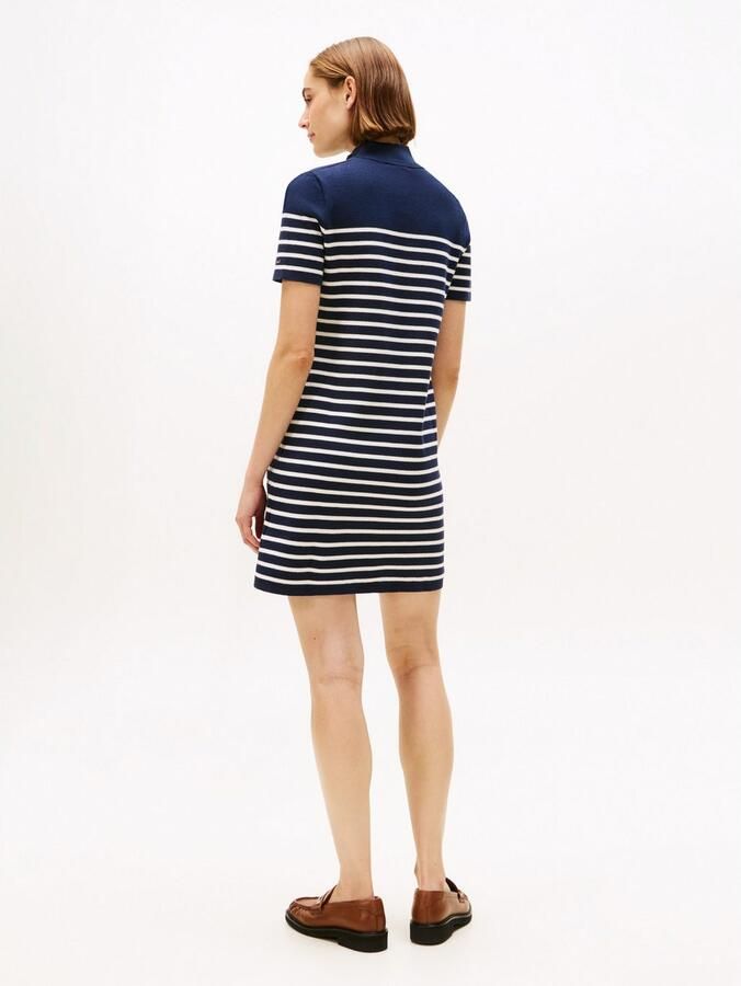 Tommy Hilfiger Jerseyjurk CO JERSEY MID GG SHIFT S S DRESS - Foto 2