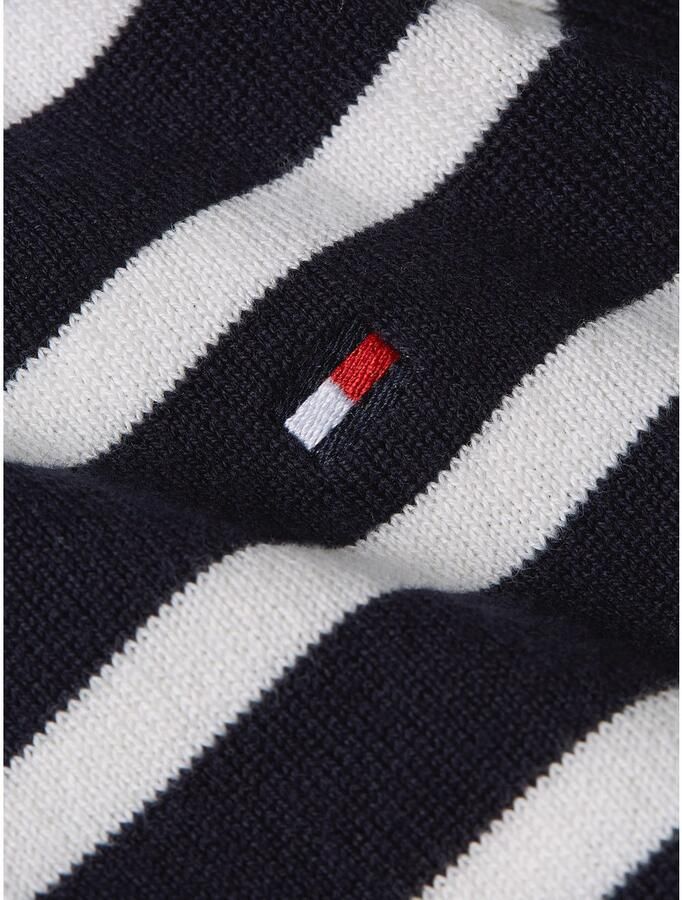 Tommy Hilfiger Jerseyjurk CO JERSEY STITCH F&F DRESS met logoborduursel op borsthoogte - Foto 2