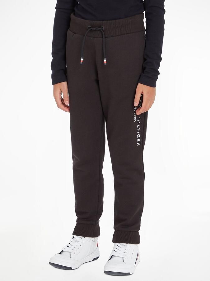Tommy Hilfiger joggingbroek van biologisch katoen zwart Jongens Meisjes Katoen (biologisch) 122 - Foto 5