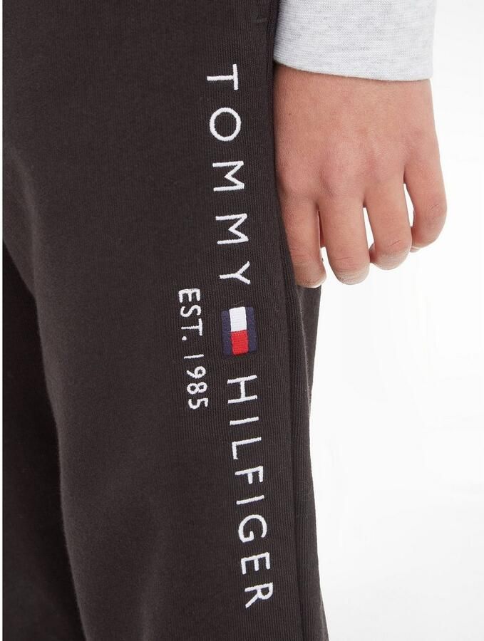 Tommy Hilfiger joggingbroek van biologisch katoen zwart Jongens Meisjes Katoen (biologisch) 122 - Foto 3