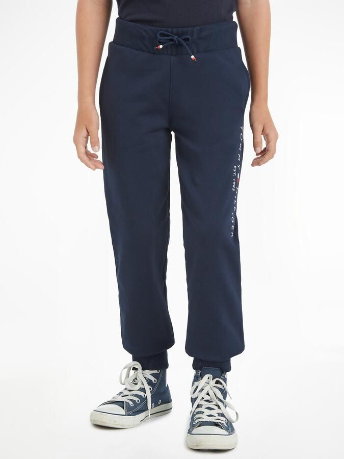 Tommy Hilfiger joggingbroek van biologisch katoen donkerblauw Jongens Meisjes Katoen (biologisch) 122 - Foto 5