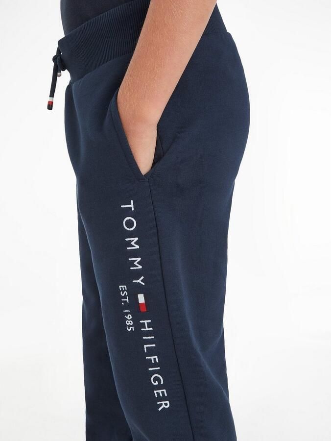 Tommy Hilfiger joggingbroek van biologisch katoen donkerblauw Jongens Meisjes Katoen (biologisch) 122 - Foto 4