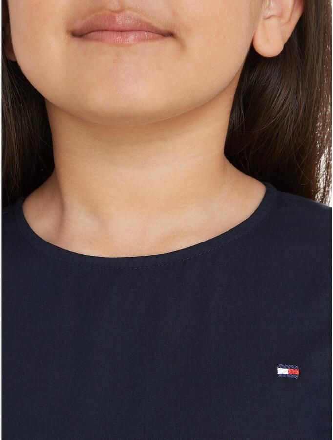 Tommy Hilfiger Jurk in a-lijn BRODERIE ANGLAISE DRESS SS Kinderen tot 16 jaar met logostiksel - Foto 2