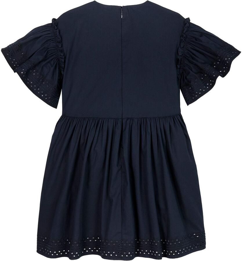 Tommy Hilfiger Jurk in a-lijn BRODERIE ANGLAISE DRESS SS Kinderen tot 16 jaar met logostiksel