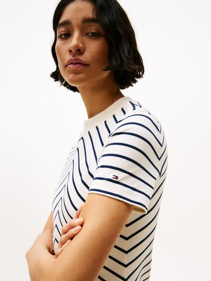 Tommy Hilfiger Getailleerde vrijetijdsjurk van puur katoen - Foto 6