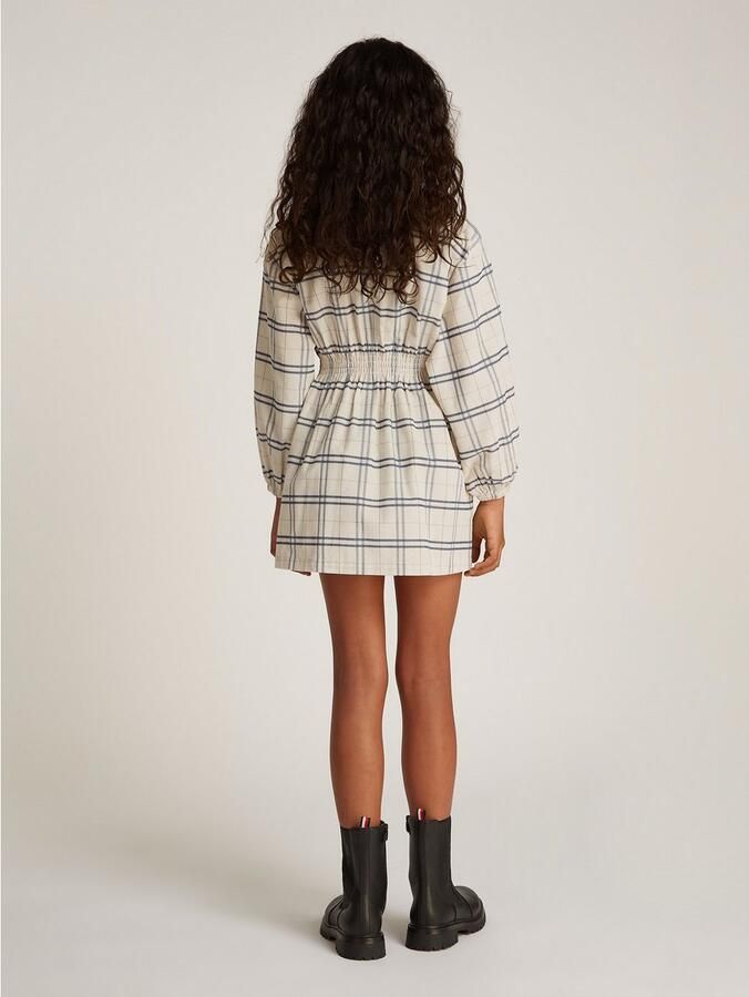 Tommy Hilfiger Jurk met overhemdkraag CORDUROY CHECK SHIRT DRESS LS - Foto 3