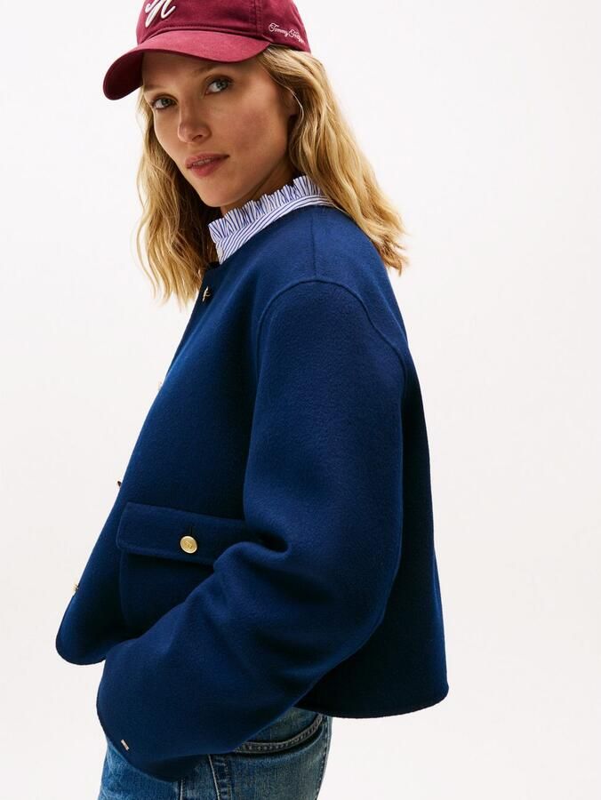 Tommy Hilfiger Kort jack DF WOOL BLEND REG LADY JACKET