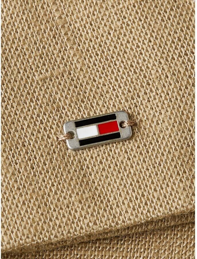 Tommy Hilfiger Korte blazer ESS LINEN REGULAR SB BLAZER met metalen label koel premium linnen