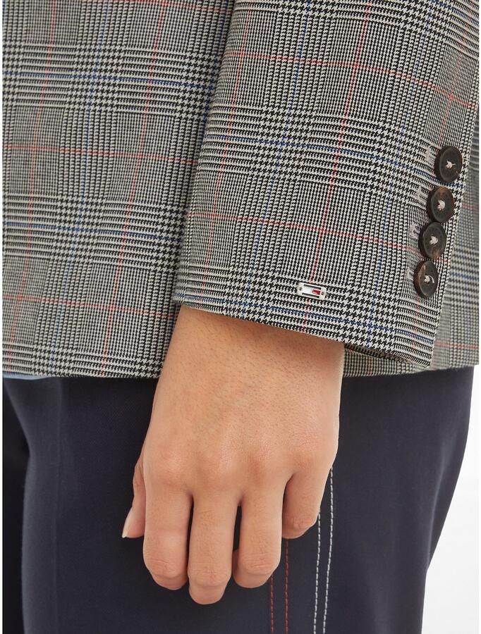 Tommy Hilfiger Korte blazer POW CHECK REGULAR BLAZER (Global Serie TH VROUWEN) - Foto 4