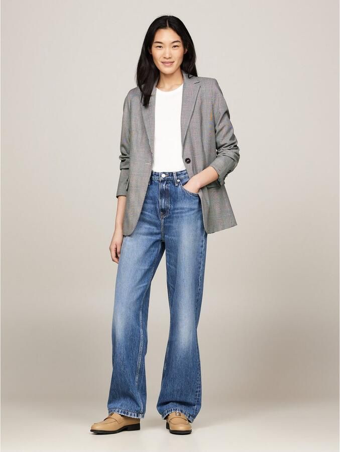 Tommy Hilfiger Korte blazer POW CHECK REGULAR BLAZER (Global Serie TH VROUWEN) - Foto 5