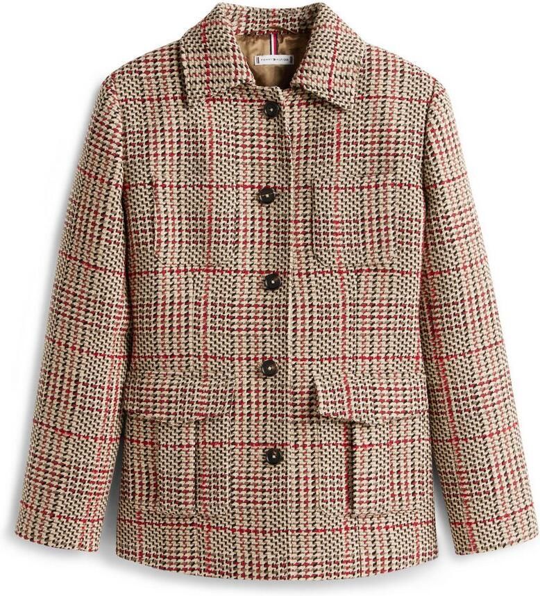 Tommy Hilfiger Korte blazer SEASONAL TEXTURE LADY JACKET