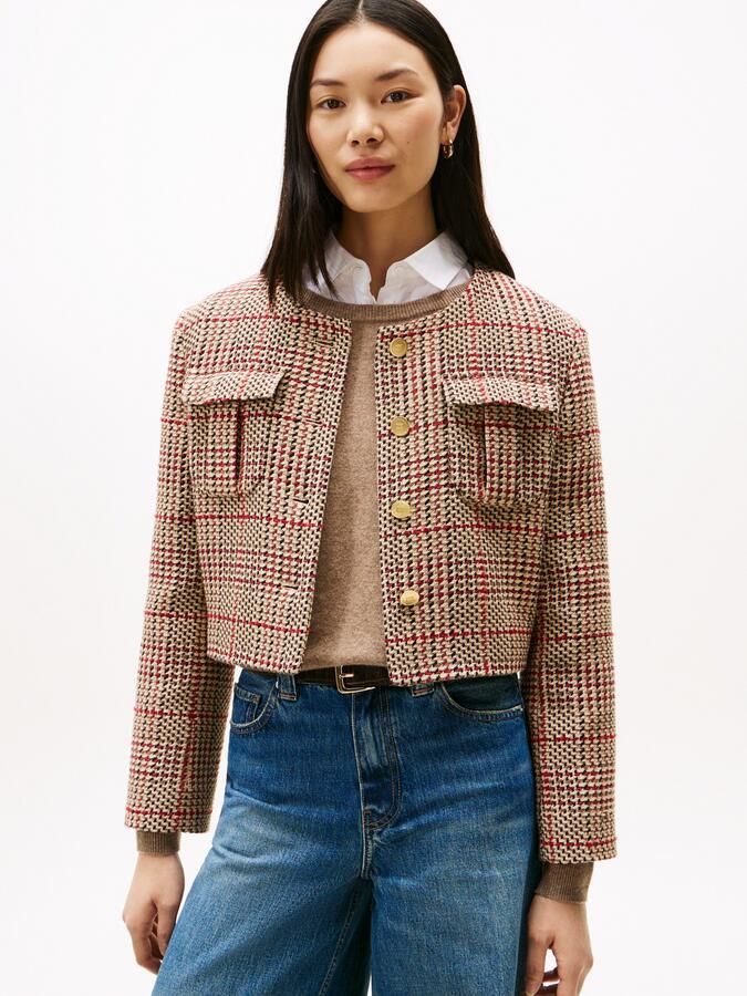 Tommy Hilfiger Korte blazer TWEED LADY JACKET - Foto 5