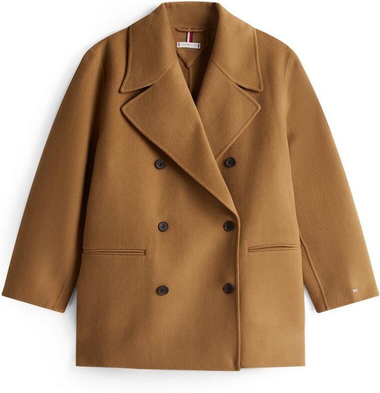 Tommy Hilfiger Korte jas DF WOOL BLEND REG PEACOAT - Foto 4