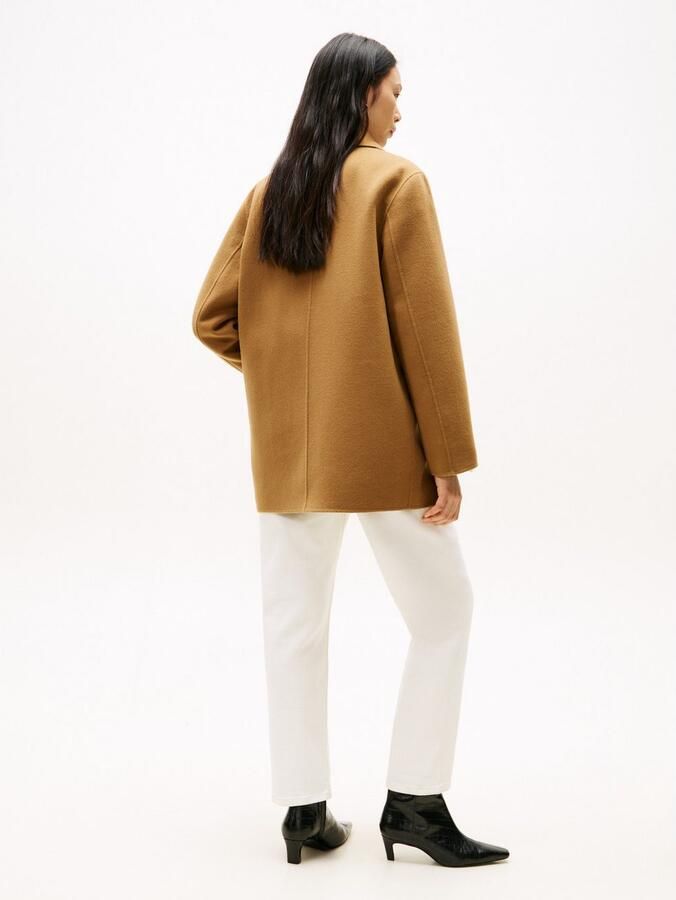 Tommy Hilfiger Korte jas DF WOOL BLEND REG PEACOAT - Foto 3