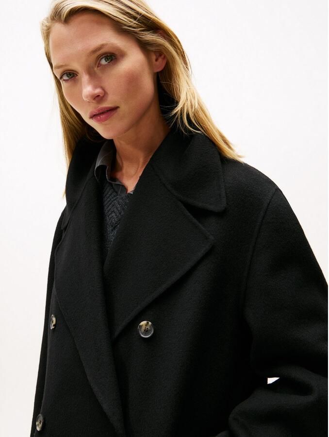 Tommy Hilfiger Korte jas DF WOOL BLEND REG PEACOAT - Foto 2