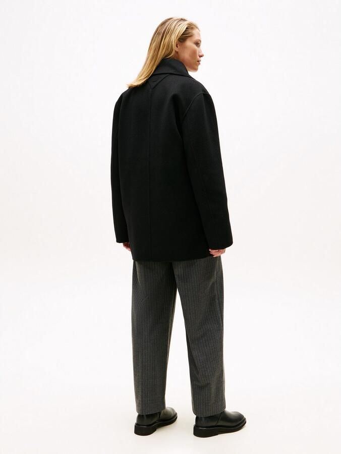 Tommy Hilfiger Korte jas DF WOOL BLEND REG PEACOAT - Foto 4