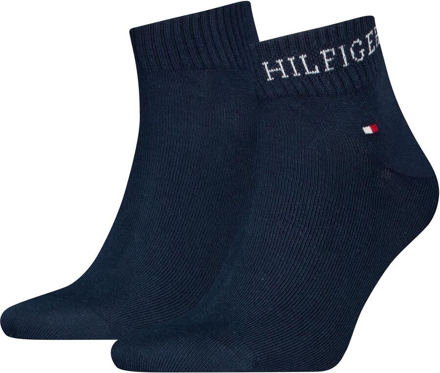 Tommy Hilfiger Korte sokken TH MEN QUARTER 2P HILFIGER TAB (2 paar) - Foto 2