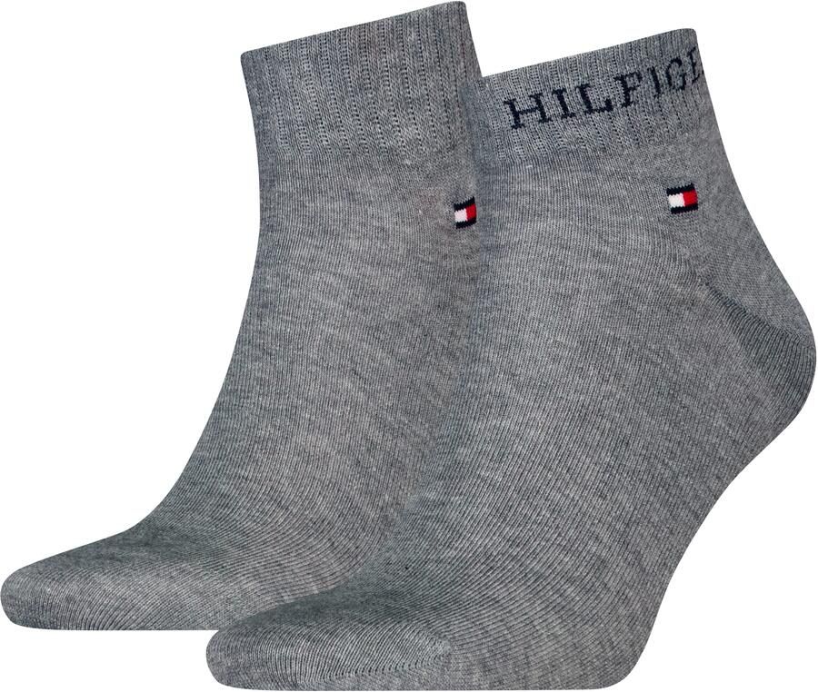 Tommy Hilfiger Korte sokken TH MEN QUARTER 2P HILFIGER TAB (2 paar) - Foto 2
