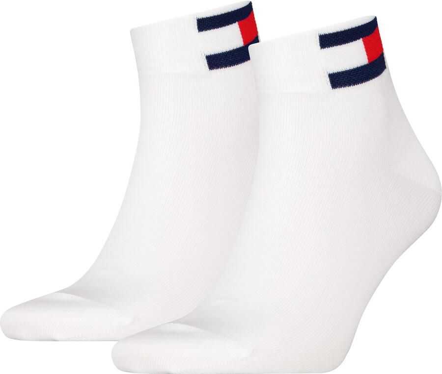 Tommy Hilfiger Korte sokken TH UNI TJ QUARTER 2P FLAG Versterkte hiel en teen voor extra duurzaamheid (2 paar) - Foto 2