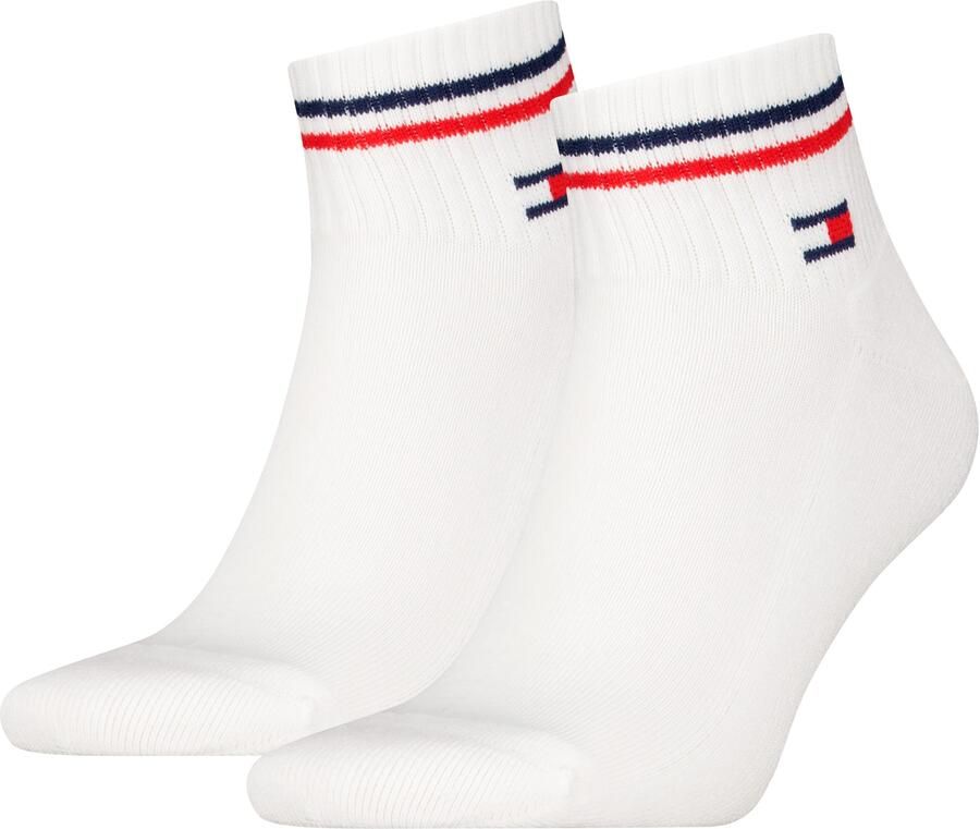 Tommy Hilfiger Korte sokken TH UNI TJ QUARTER 2P ICONIC Half-terry zool voor extra comfort (2 paar) - Foto 2