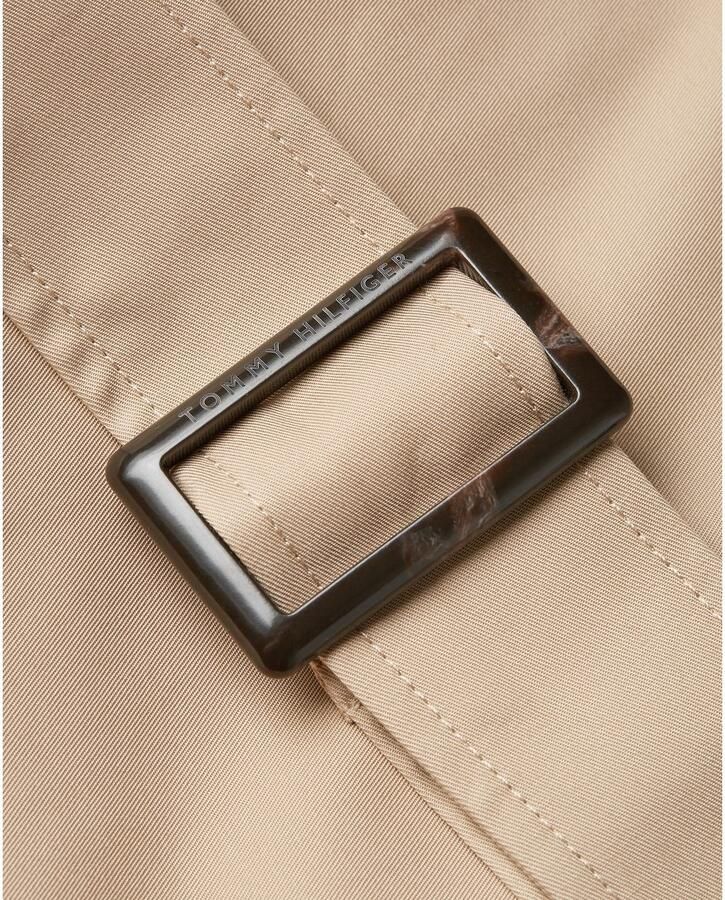 Tommy Hilfiger Lang jack HERITAGE SINGLE BREASTED TRENCH met de typische trenchdetails & tommy strepen als riemlus - Foto 3
