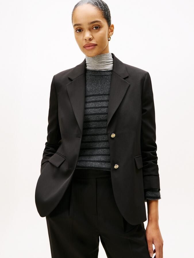 Tommy Hilfiger Lange blazer TIMELESS WOOL REG STRT SB BLAZER - Foto 6