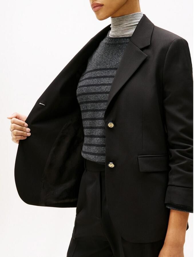 Tommy Hilfiger Lange blazer TIMELESS WOOL REG STRT SB BLAZER - Foto 2