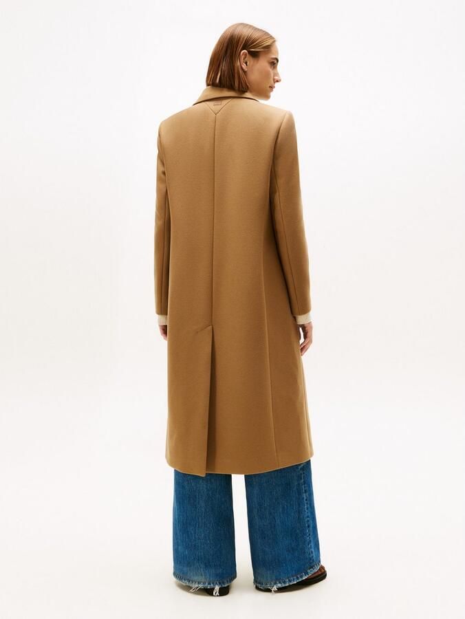 TOMMY HILFIGER Dames Jassen Classic Sb Wool Reg Maxi Coat Camel - Foto 7