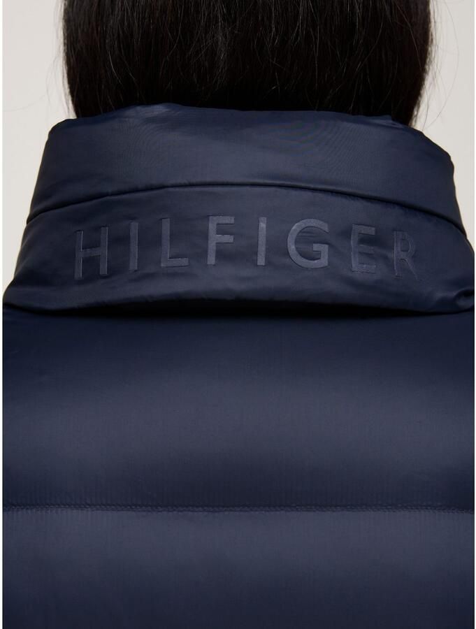 Tommy Hilfiger Gewatteerde lange jas met labelpatch - Foto 2