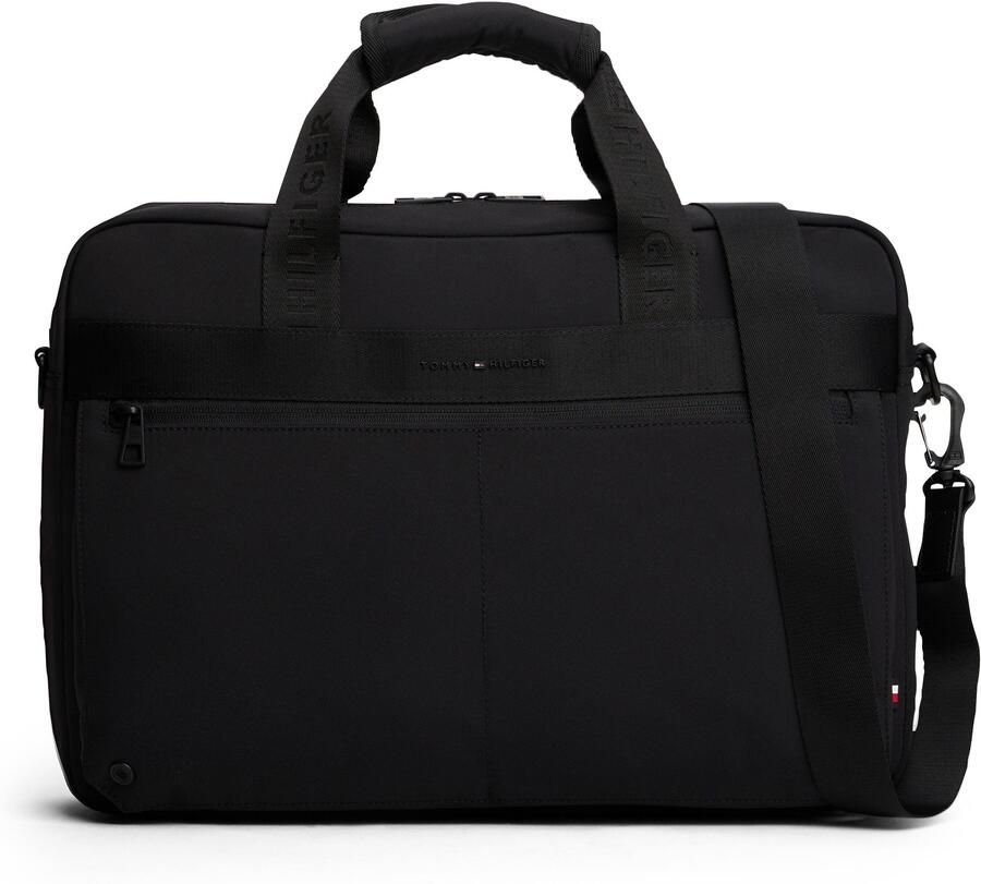 Tommy Hilfiger Laptoptas TH COMMUTER COMPUTER BAG unisex-computertas draagtas met rv-buitenzak - Foto 5