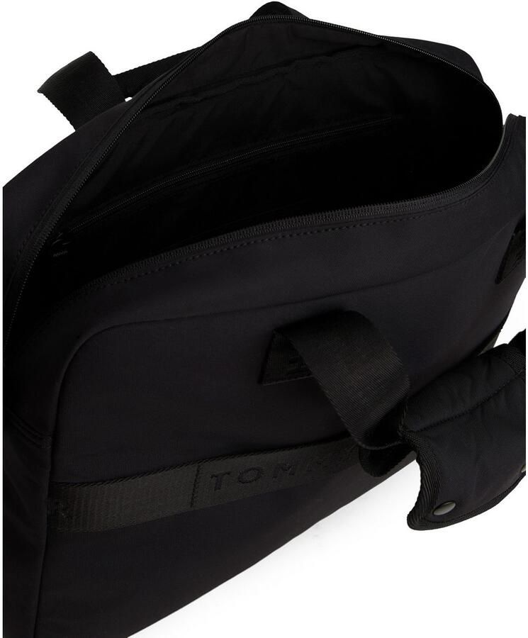 Tommy Hilfiger Laptoptas TH COMMUTER COMPUTER BAG unisex-computertas draagtas met rv-buitenzak