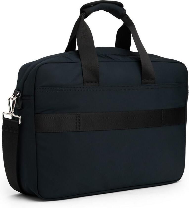 Tommy Hilfiger Laptoptas TH NYLON WORKBAG unisex schoudertas zakelijke tas met voorvak - Foto 2