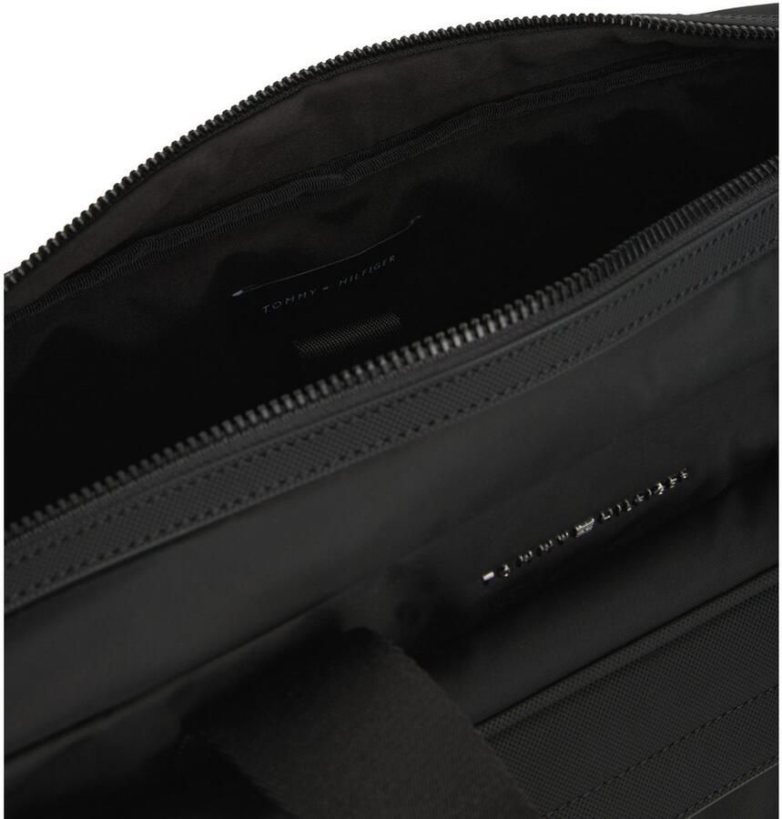 Tommy Hilfiger Laptoptas TH REPREVE COMPUTER BAG unisex werktas handtas met handvatversterker