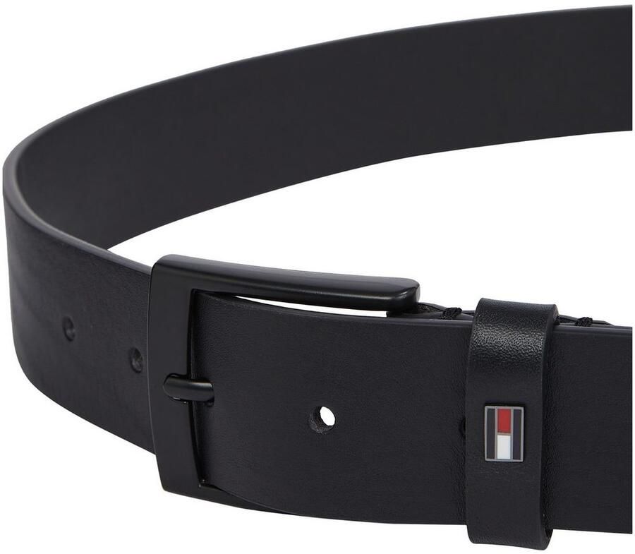 Tommy Hilfiger Leren riem ADAN 3.5 EXT Metalen logopatch eenvoudige doornsluiting - Foto 2