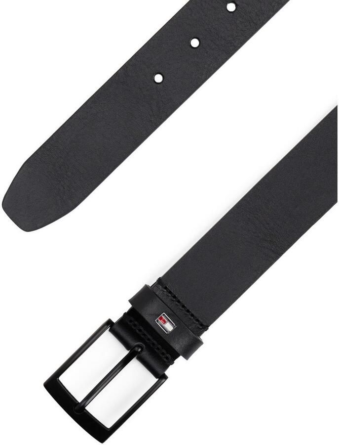 Tommy Hilfiger Leren riem ADAN 3.5 EXT Metalen logopatch eenvoudige doornsluiting - Foto 7