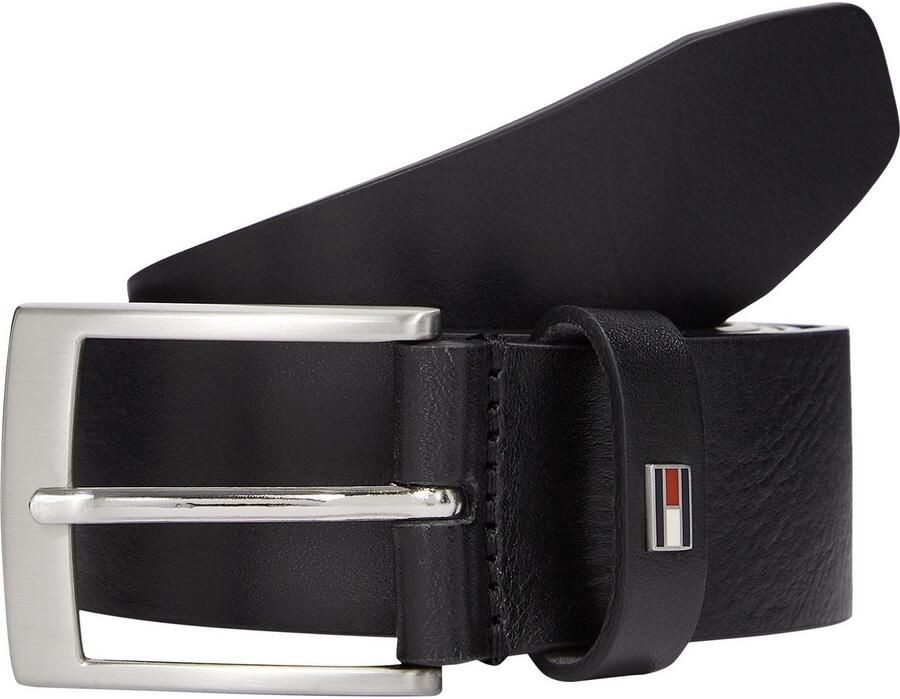 Tommy Hilfiger Leren riem ADAN 3.5 EXT Metalen logopatch eenvoudige doornsluiting - Foto 5