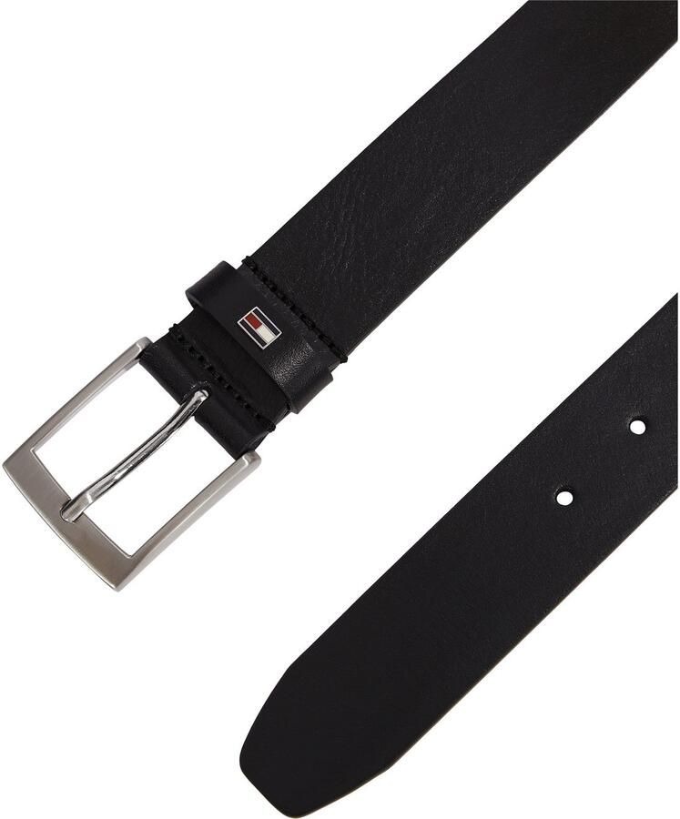 Tommy Hilfiger Leren riem ADAN 3.5 EXT Metalen logopatch eenvoudige doornsluiting - Foto 3