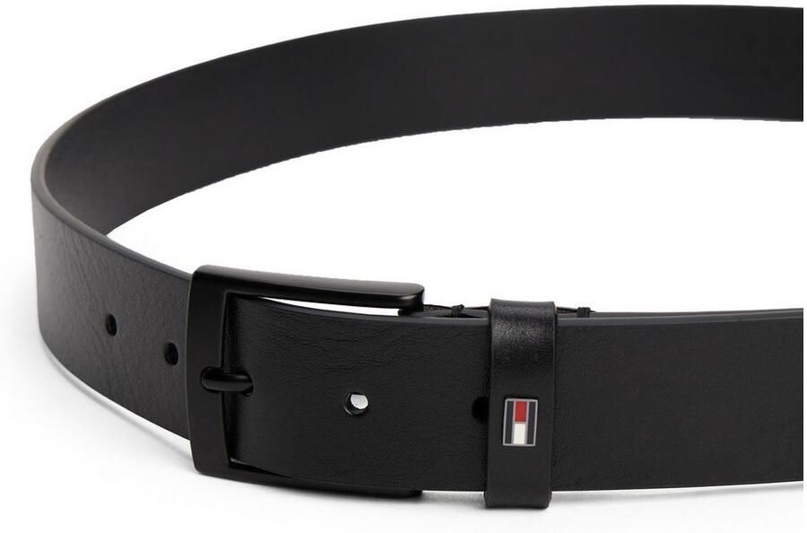 Tommy Hilfiger Leren riem ADAN 3.5 EXT Metalen logopatch eenvoudige doornsluiting - Foto 8